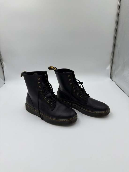 Dr. Martens Other - Dr. Martens Zavala Black Leather Lace-Up Boots Mens 9 Womens 10 EU 42